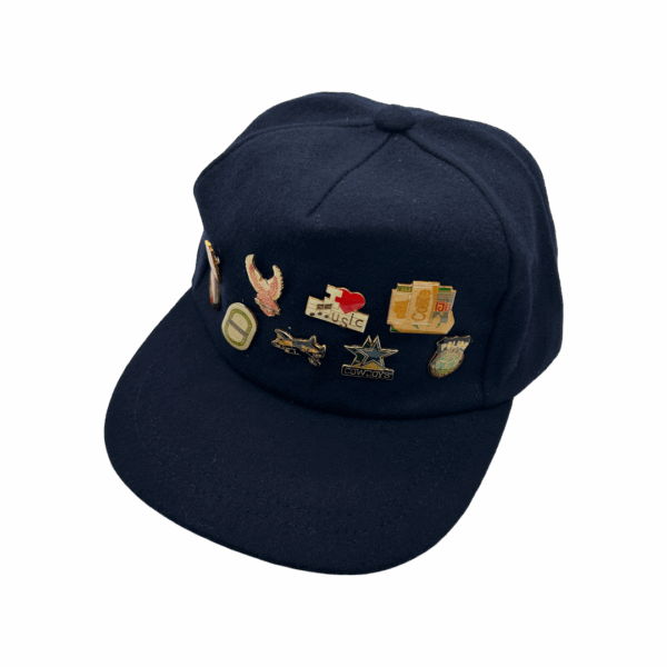 Vintage Cap blue with Pins